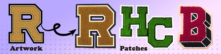 Custom Chenille Patches Transforming Artwork into Chenille Patches