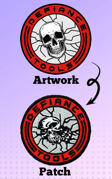 Custom Patches Effortless Artwork Conversion