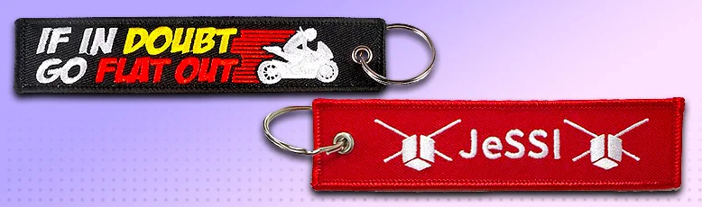 Custom Embroidered Keychains