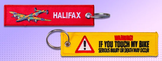 Custom Embroidered Keychains