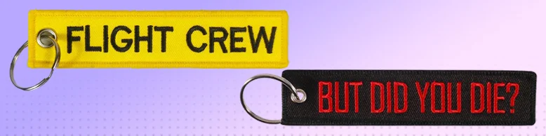 Custom Embroidered Keychains