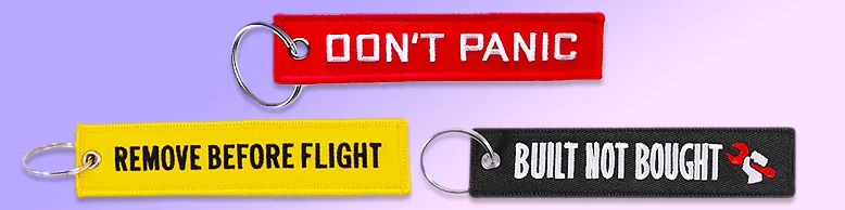 Custom Embroidered Keychains