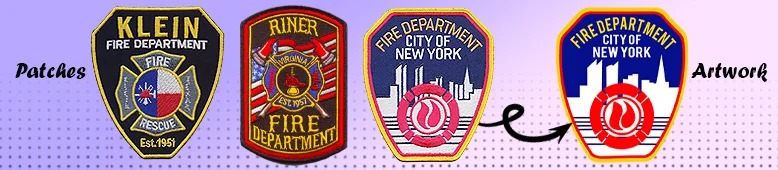 Custom Firefighter Patches