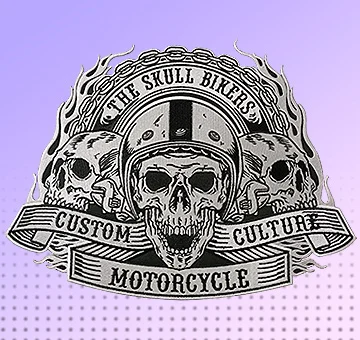 Custom Motorcycle Patches