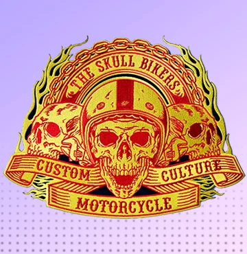 Custom Motorcycle Patches