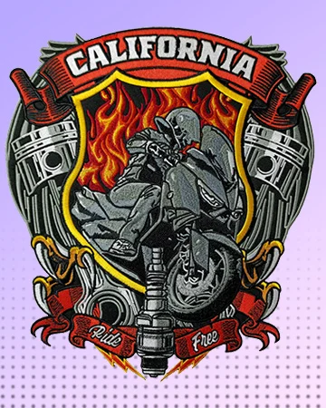 Custom Motorcycle Patches