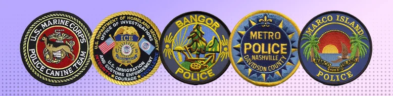 custom police patches