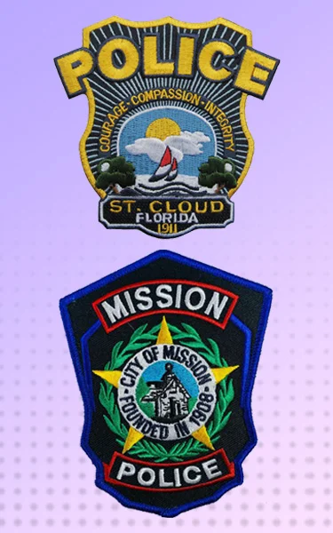 custom police patches