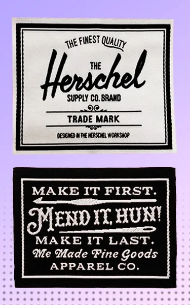 Custom woven Labels