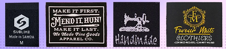 Custom woven Labels