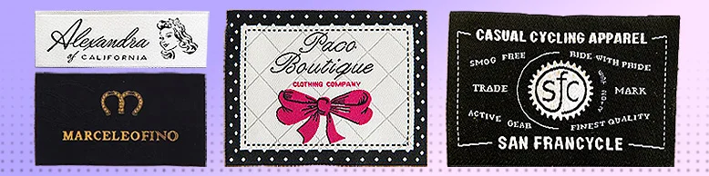 Custom woven Labels